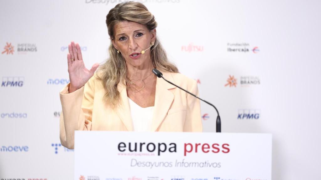 La vicepresidenta segunda del Gobierno y ministra de Trabajo y Economía Social, Yolanda Díaz