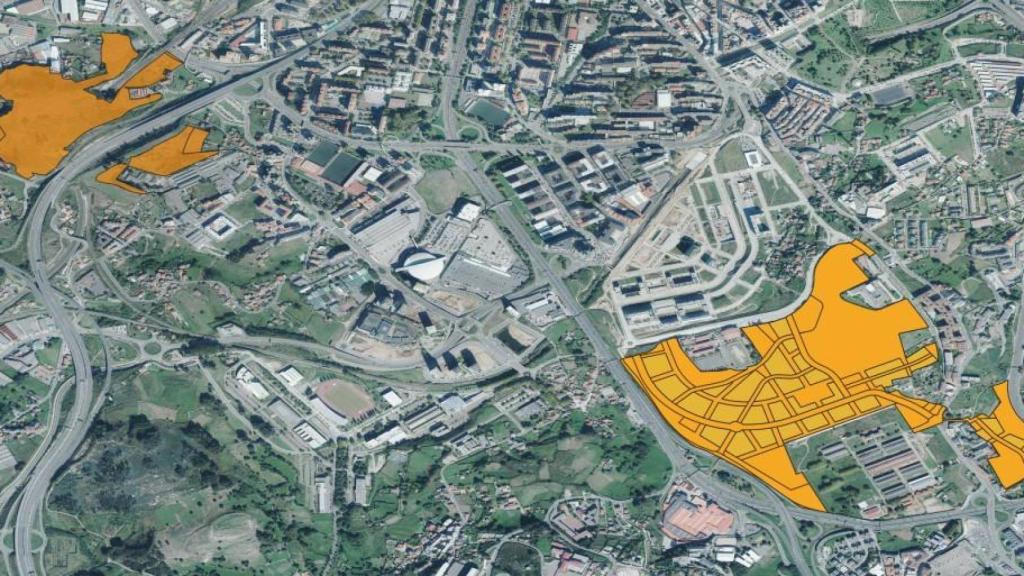 Ámbitos de la Infraestructura Verde de A Coruña en San Cristóbal das Viñas y Monte Mero.