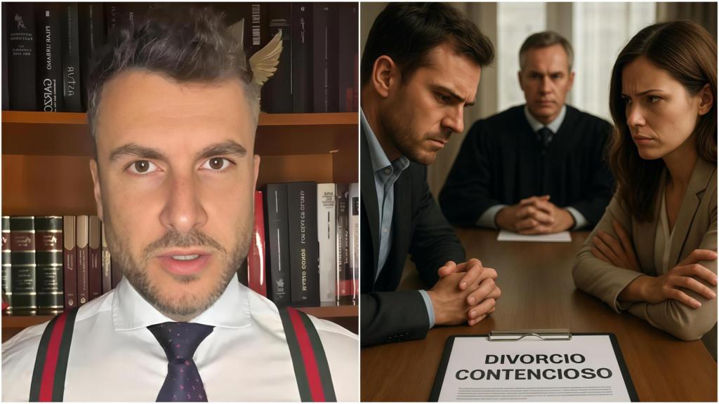 Montaje de Pablo Ródenas junto a una imagen generada con IA