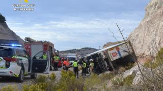 Imagen del accidente en Langa de Duero.