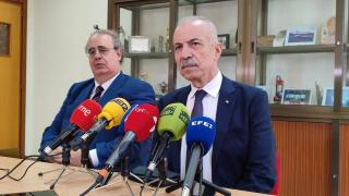 El embajador del Estado de Palestina en España, Husni Abdel Wahed, durante su intervención de este viernes en Valladolid