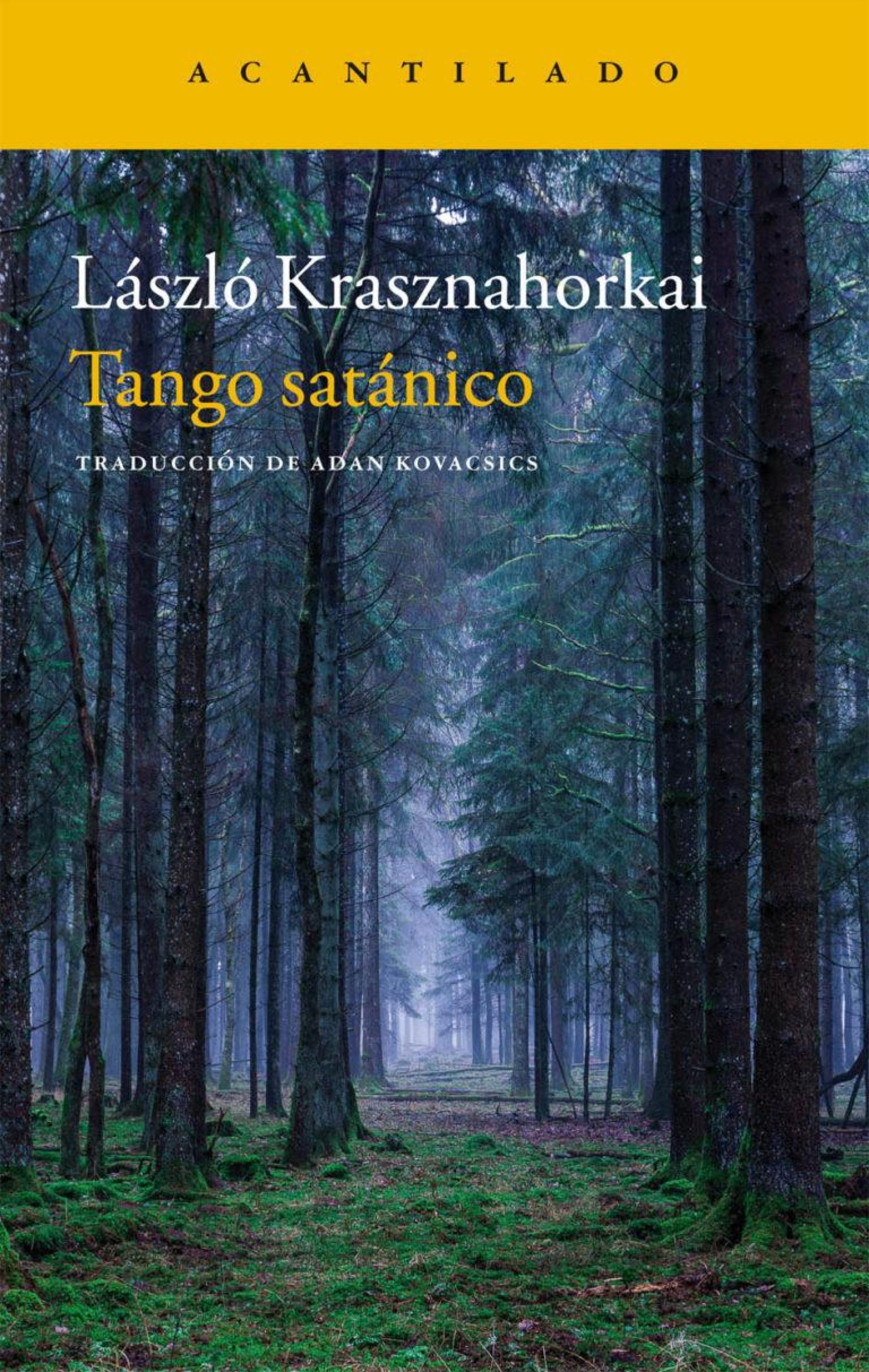 Portada de 'Tango satánico' (Acantilado).