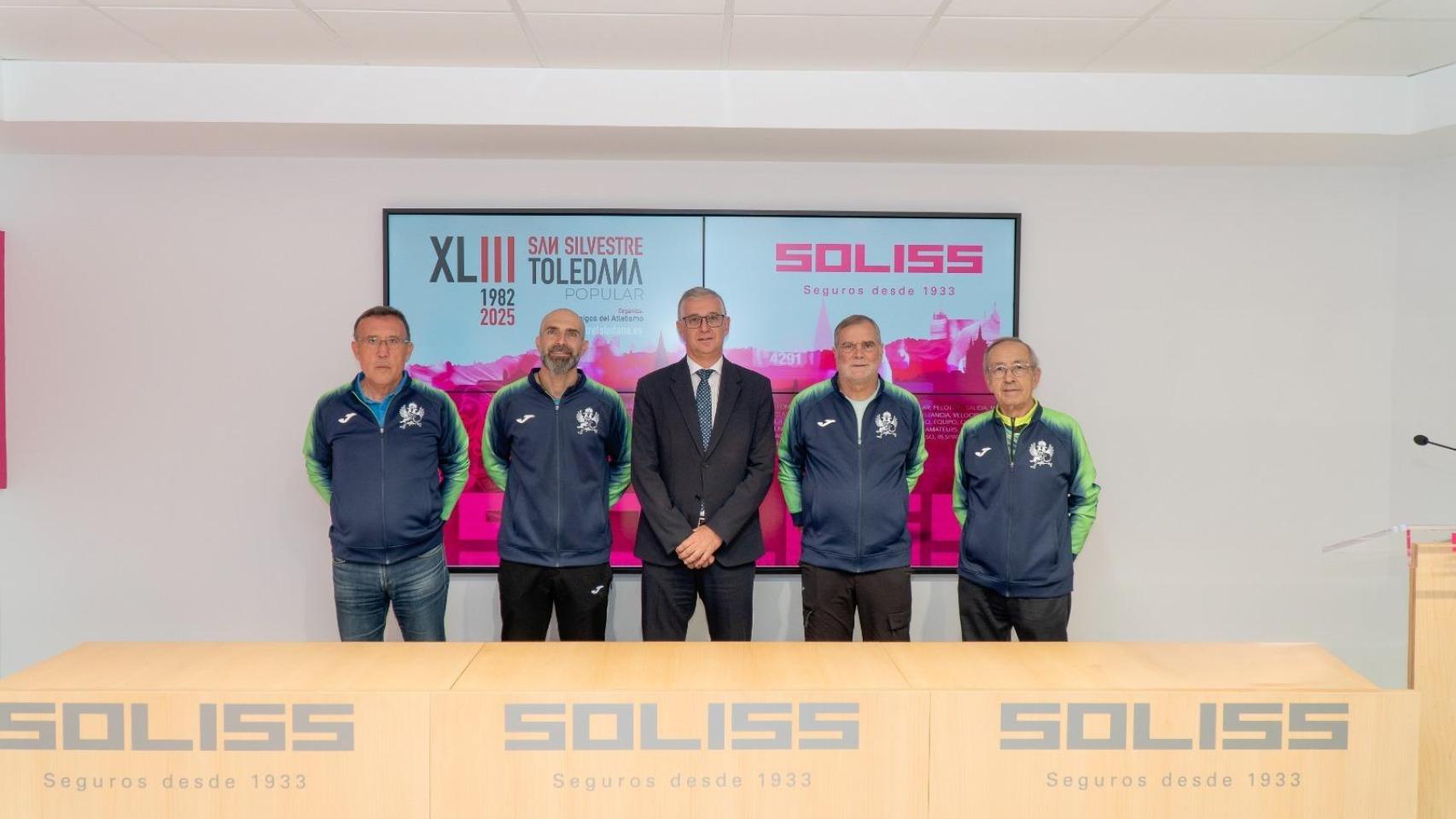 Foto de presentación de la San Silvestre Toledana 2025.