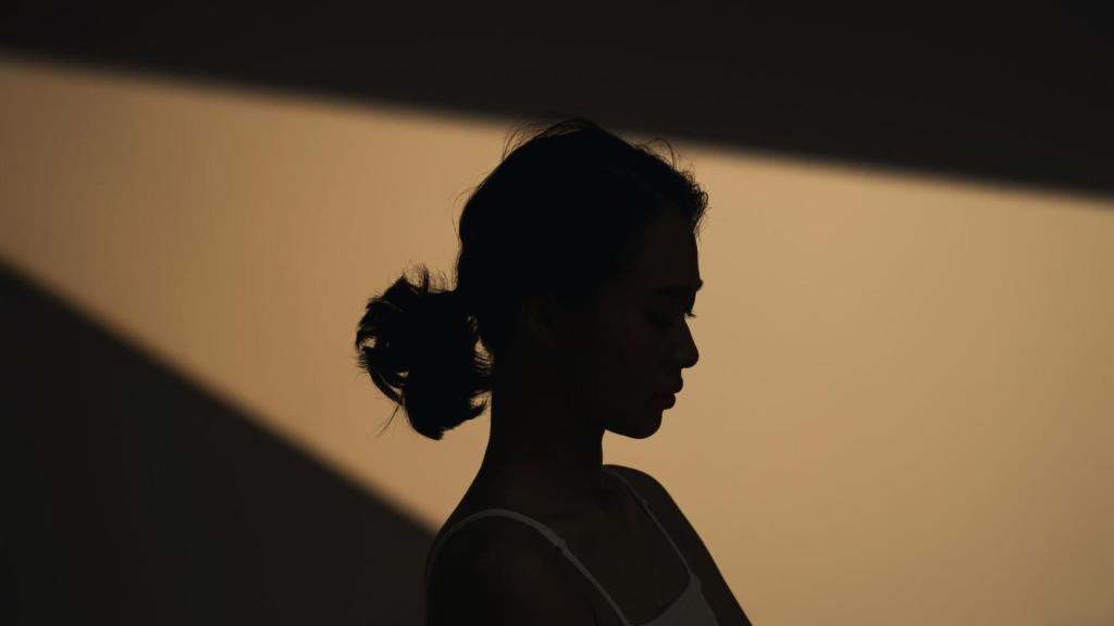 Silueta de una mujer.