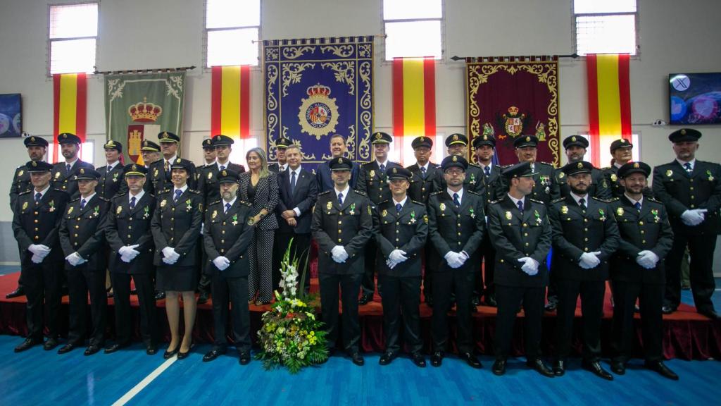 Acto de la Policía Nacional de Castilla-La Mancha por los Ángeles Custodios. Foto: JCCM.