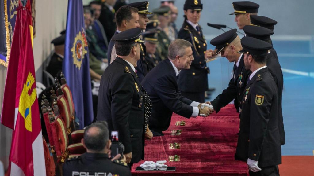 Acto de la Policía Nacional de Castilla-La Mancha por los Ángeles Custodios. Foto: JCCM.