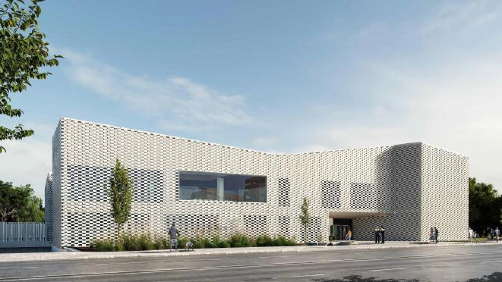 Diseño de la nueva Jefatura de la Policía Local en Teatinos.