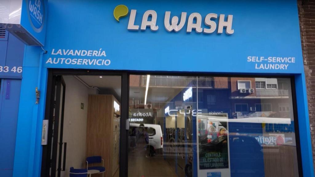 Lavandería de autoservicio La Wash en Madrid