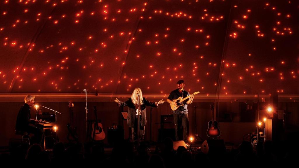 Patti Smith en su concierto en la Cúpula del Monte de San Pedro de A Coruña.