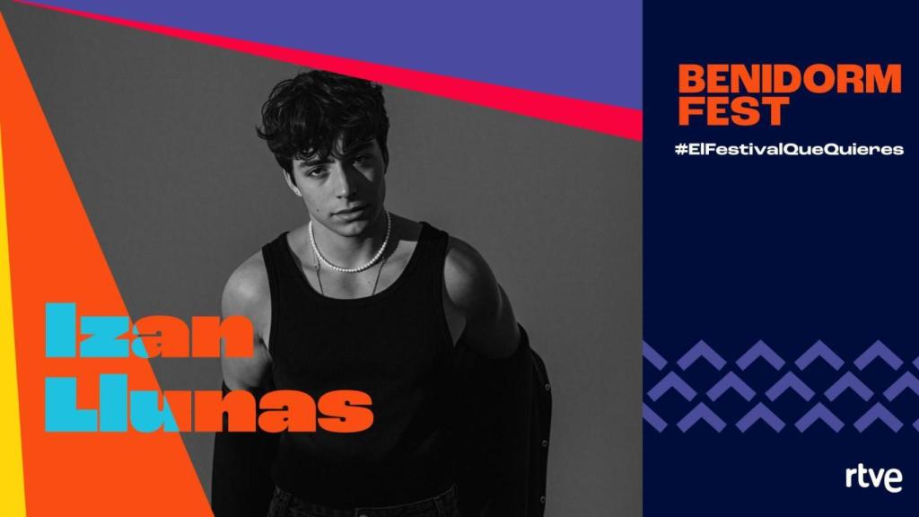 Izan Llunas, participante del Benidorm Fest 2026.