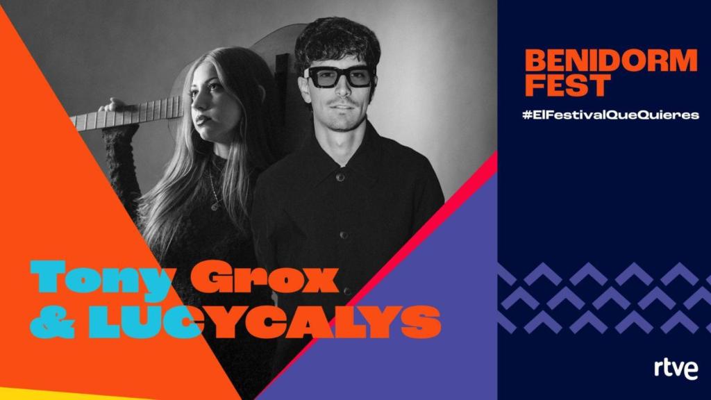 Tony Grox y LUCYCALYS, participantes del Benidorm Fest 2026.