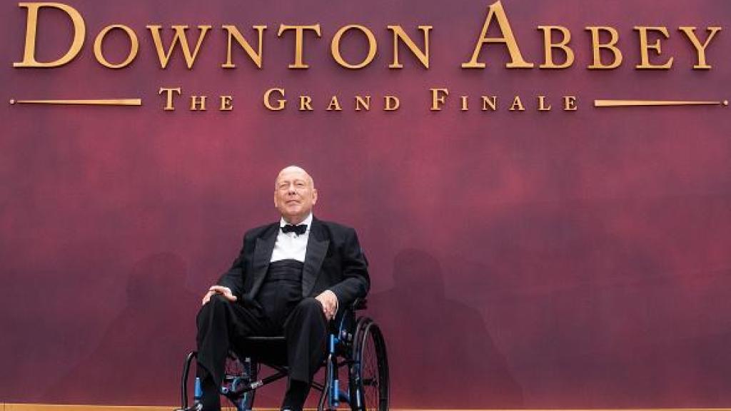 Julian Fellowes en el estreno de 'Downton Abbey: El gran final'.