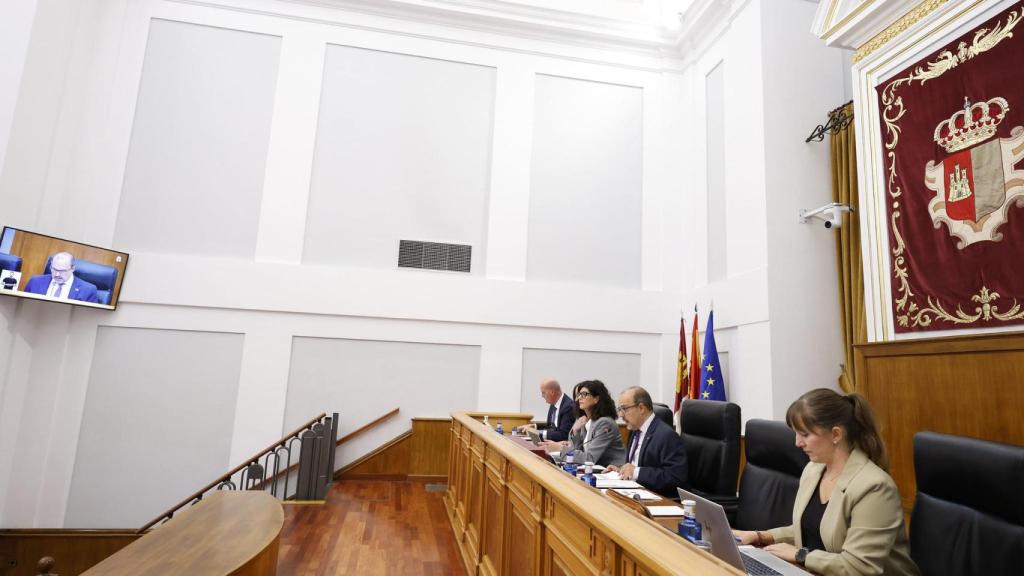 Imagen del último pleno en las Cortes de Castilla-La Mancha.