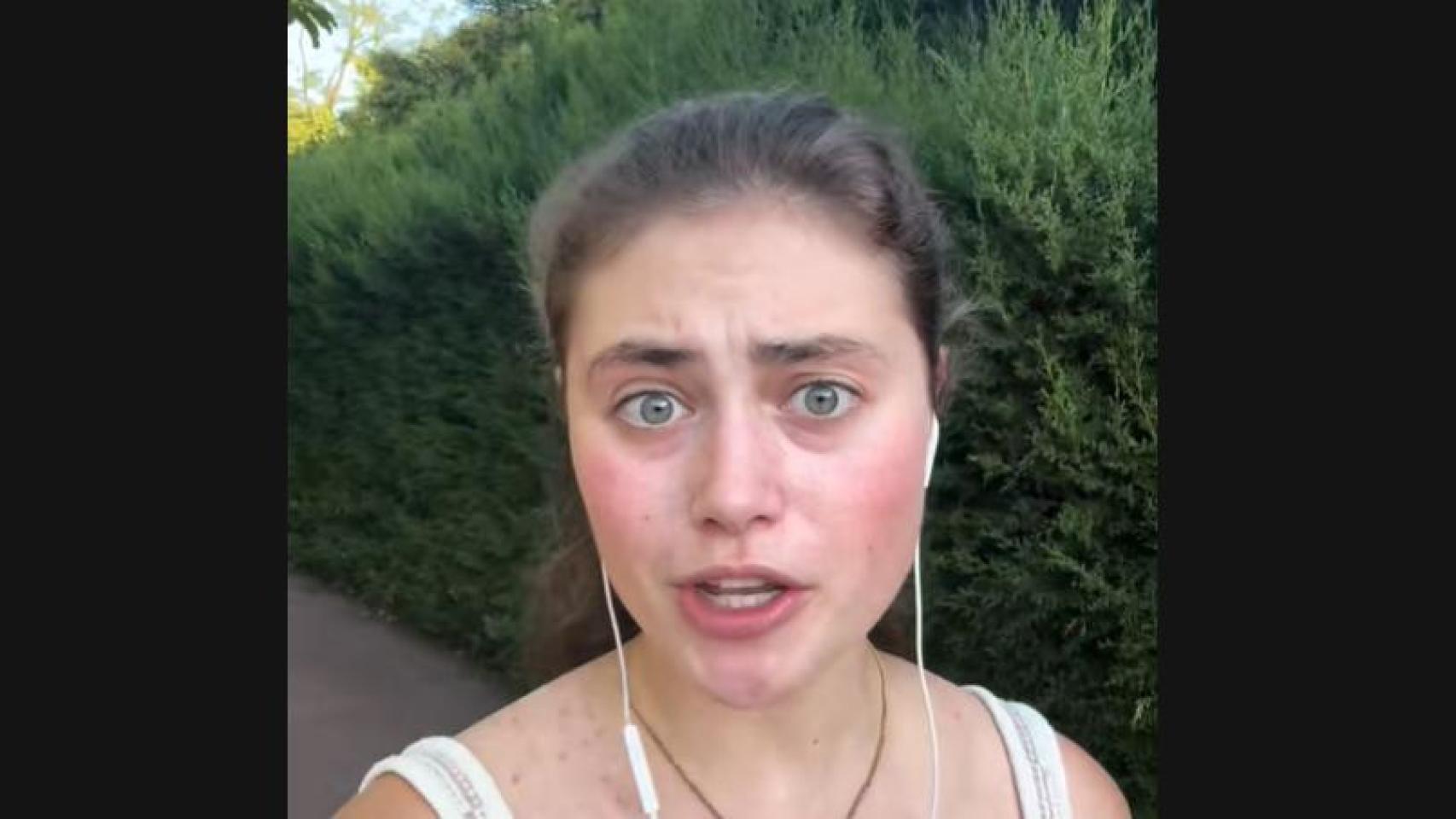 Danielle Grobman en un vídeo de TikTok.