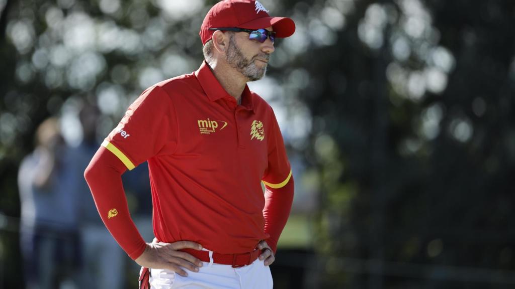 Sergio García, durante la segunda jornada del Open de España.