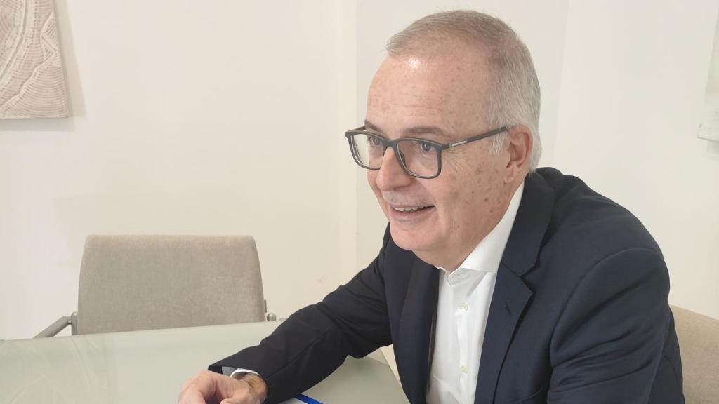 Baena en un momento de la entrevista.