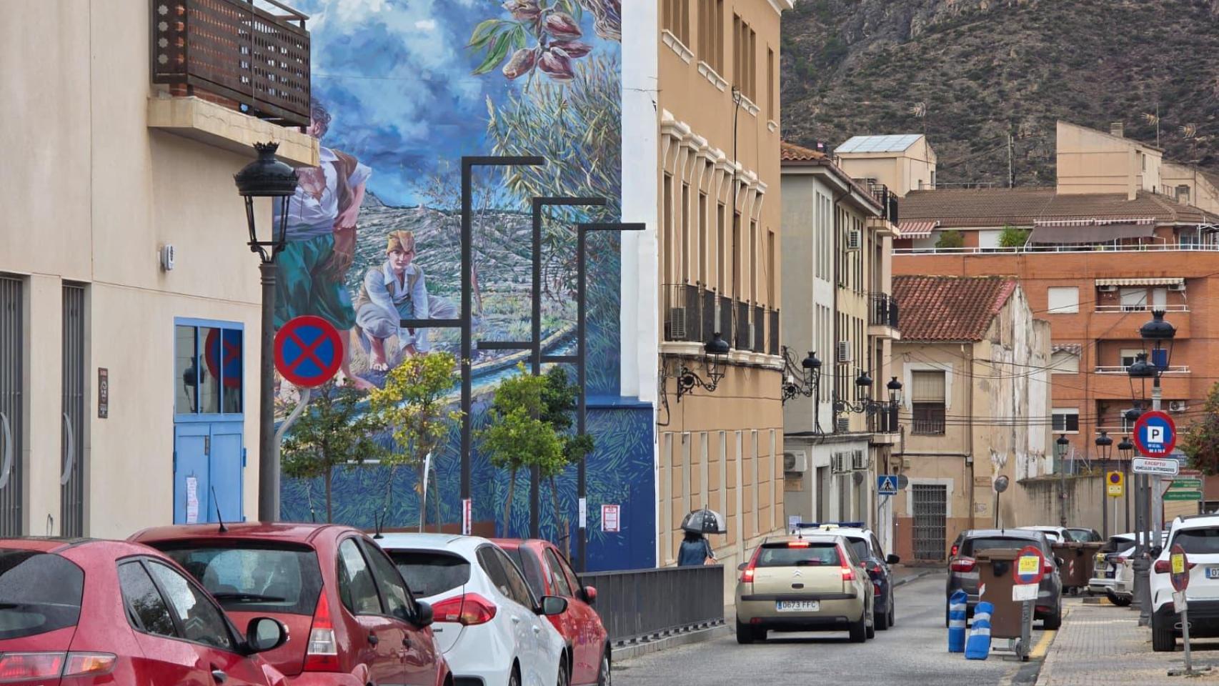 Una vista de la zona que se rehabilitará en Elda.