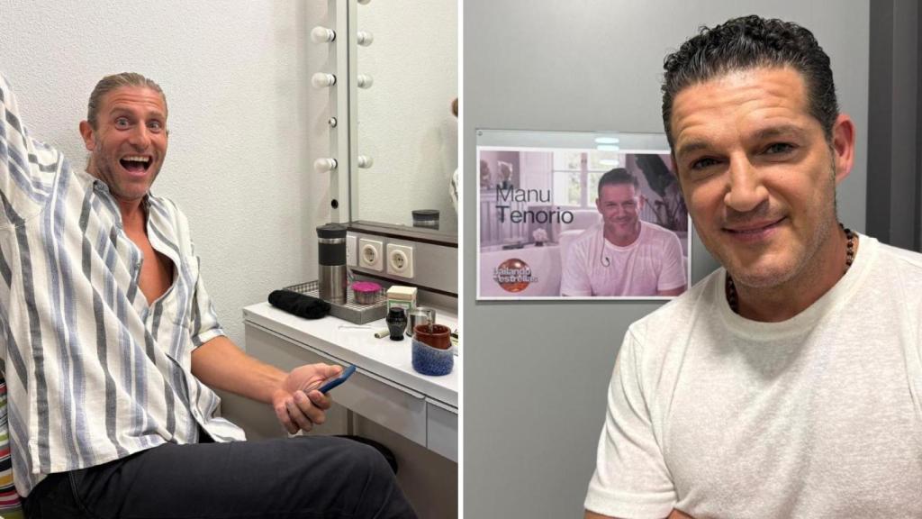 Matías Roure y Manu Tenorio, de 'Bailando con las estrellas', posan para BLUPER.