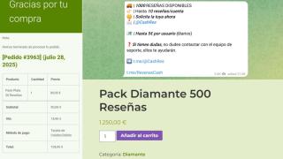 El negocio de la compra-venta de reseñas falsas en Internet.