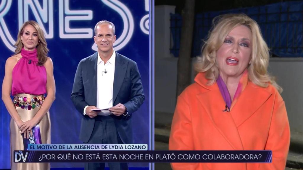 Bea Archidona, Santi Acosta y Lydia Lozano en 'De viernes'.