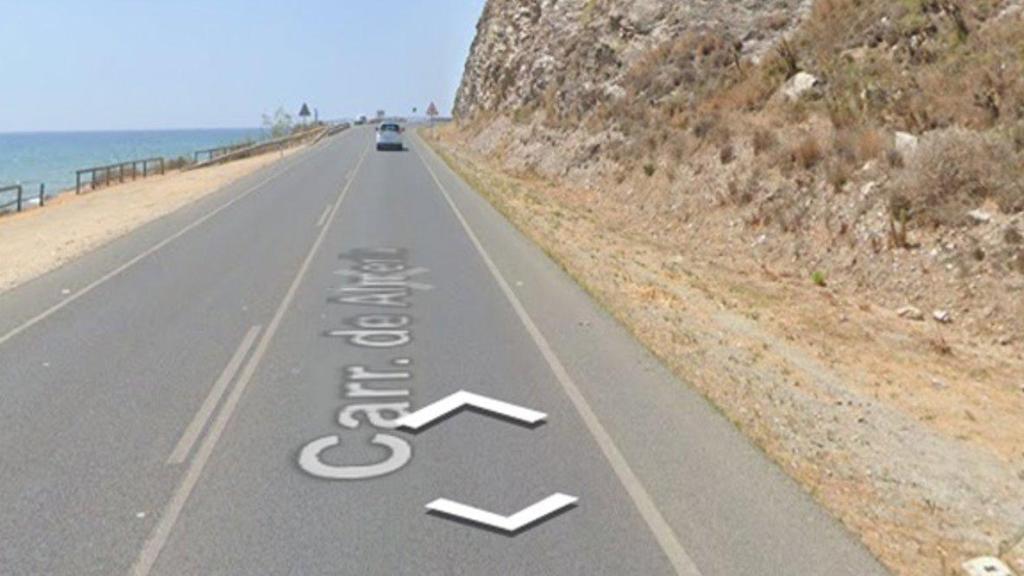 Zona en la que ocurrió el accidente.