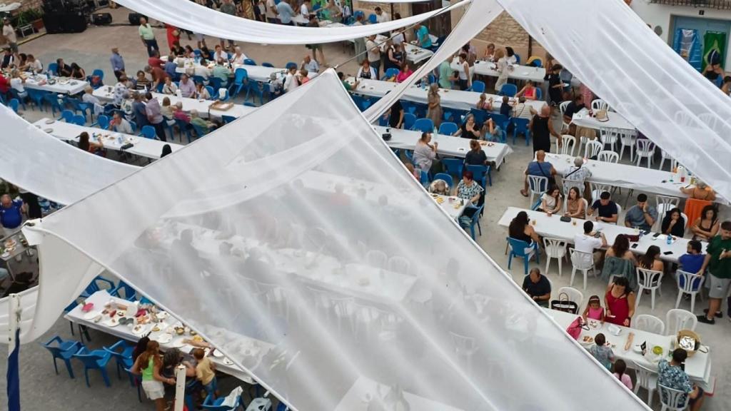 Sant Jordi, en sus fiestas patronales. EE