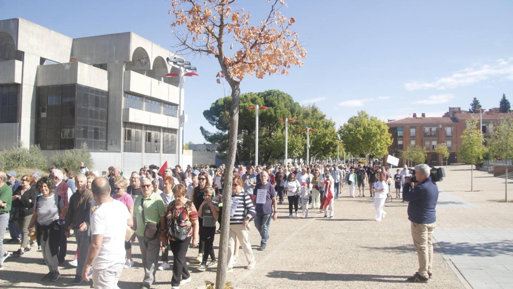 Manifestación organizada por la plataforma 'Toledo por la Sanidad Pública'.