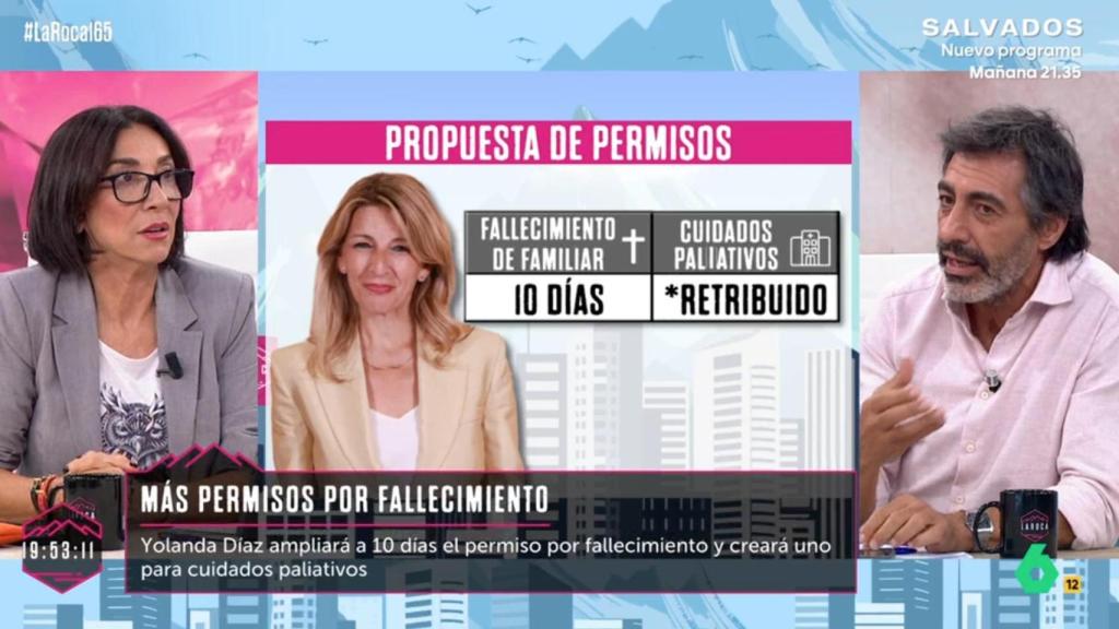 Carmen Ro y Juan del Val en 'La Roca'.