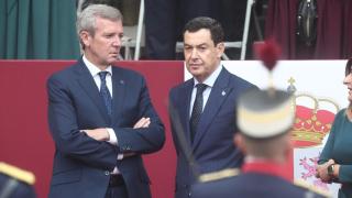 El presidente gallego y el andaluz, este domingo en Madrid.