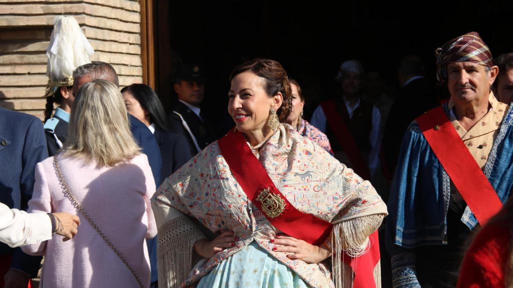 Natalia Chueca en la Ofrenda.