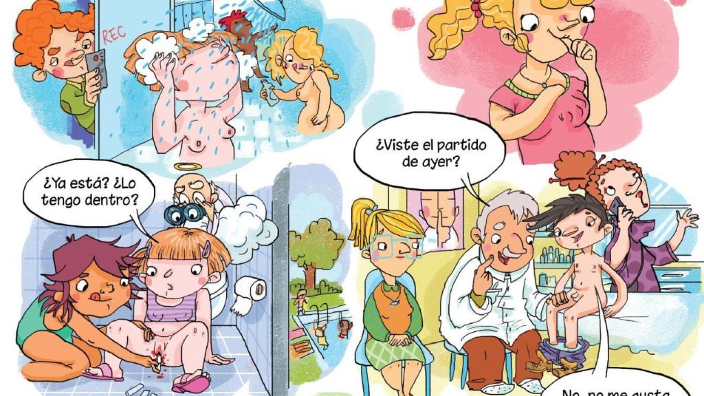 Viñeta de la guía que el Gobierno vasco difunde a los niños de Educación Primaria.