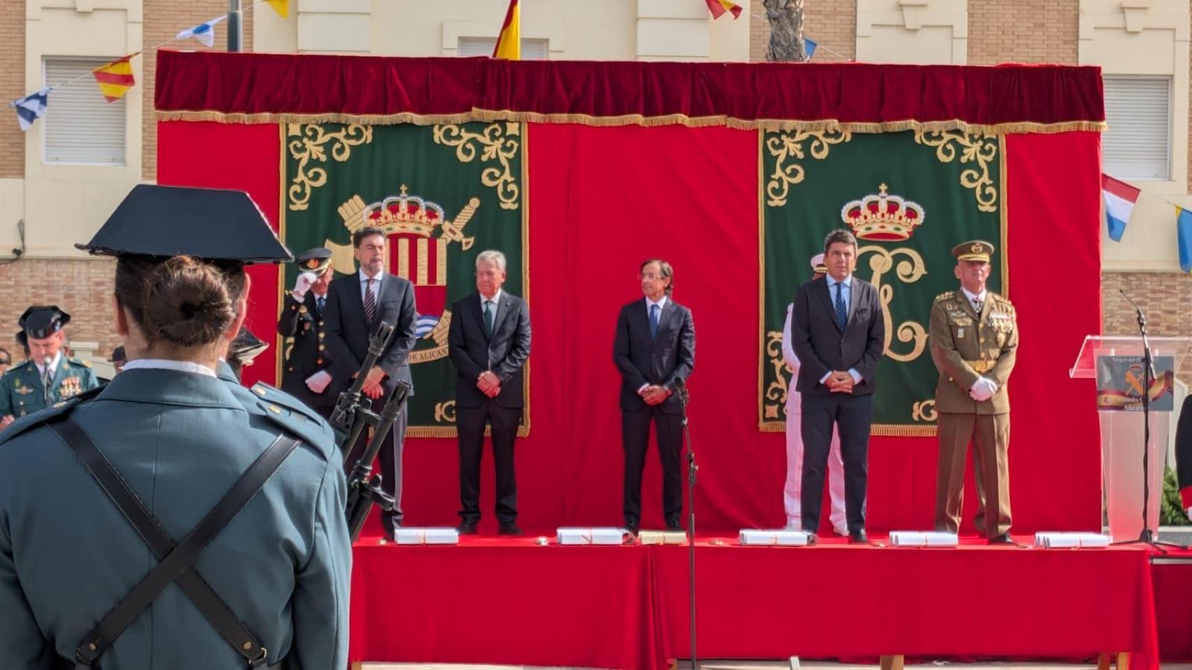 Mazón durante los actos en Alicante. EE