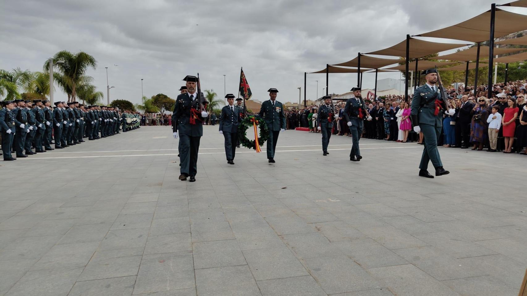 La Guardia Civil celebra el acto central de conmemoración del Día del Pilar en Cártama.