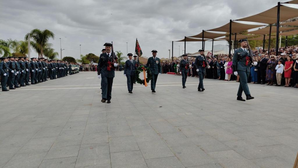 La Guardia Civil celebra el acto central de conmemoración del Día del Pilar en Cártama.