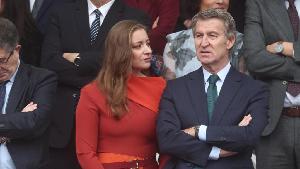 Alberto Núñez Feijóo durante el desfile militar del 12 de octubre.