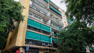 Edificio en el que ha sido hallado el fallecido. EFE/ Kai Försterling