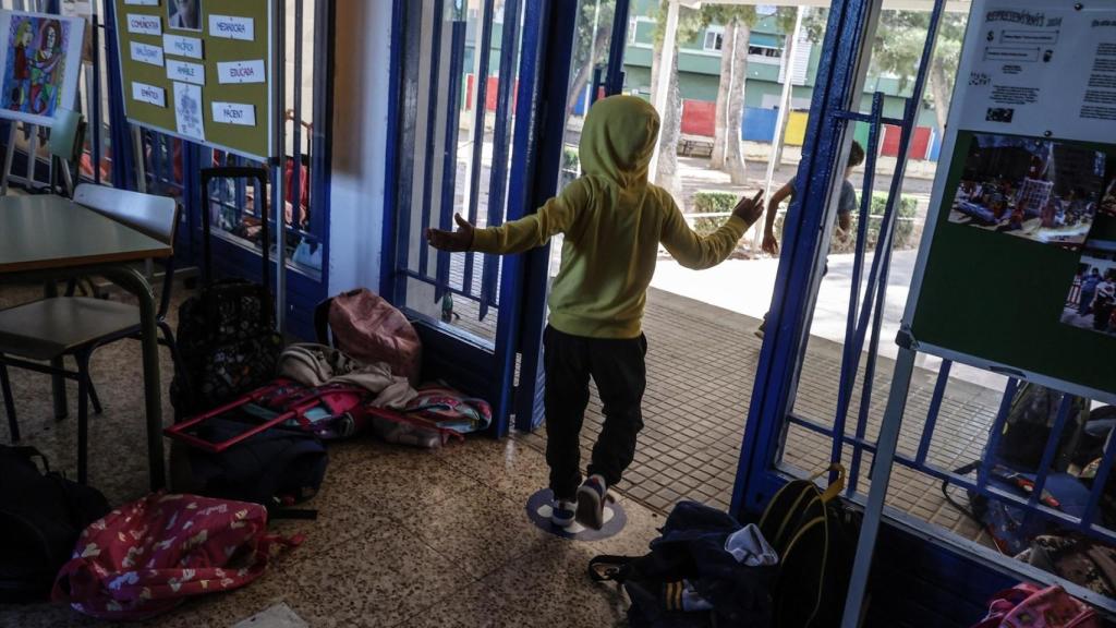 Imagen de archivo de un colegio de Valencia. Rober Solsona/Europa Press