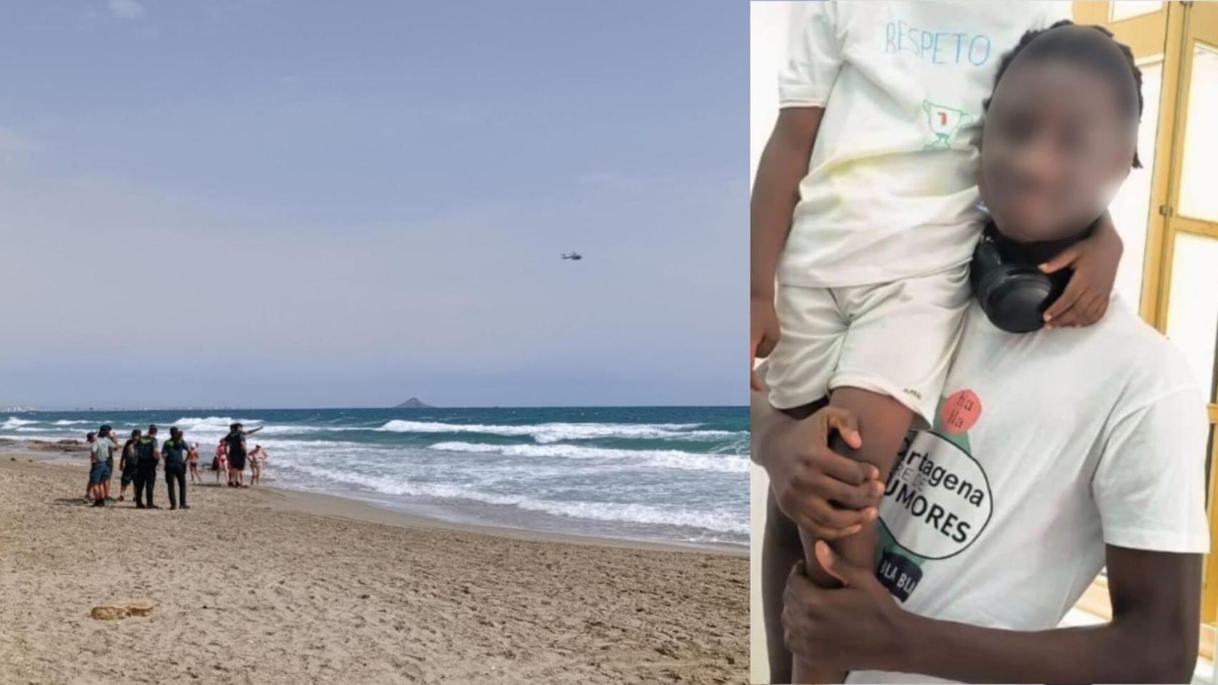 Domingo Pérez, el joven que estuvo en la playa de Las Amoladeras la misma tarde que el mar se tragó a Emmanuel.