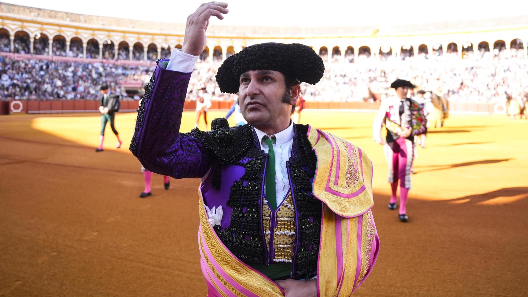 El torero Morante de la Puebla, tras una corrida en la Maestranza de Sevilla, el pasado mes de mayo.