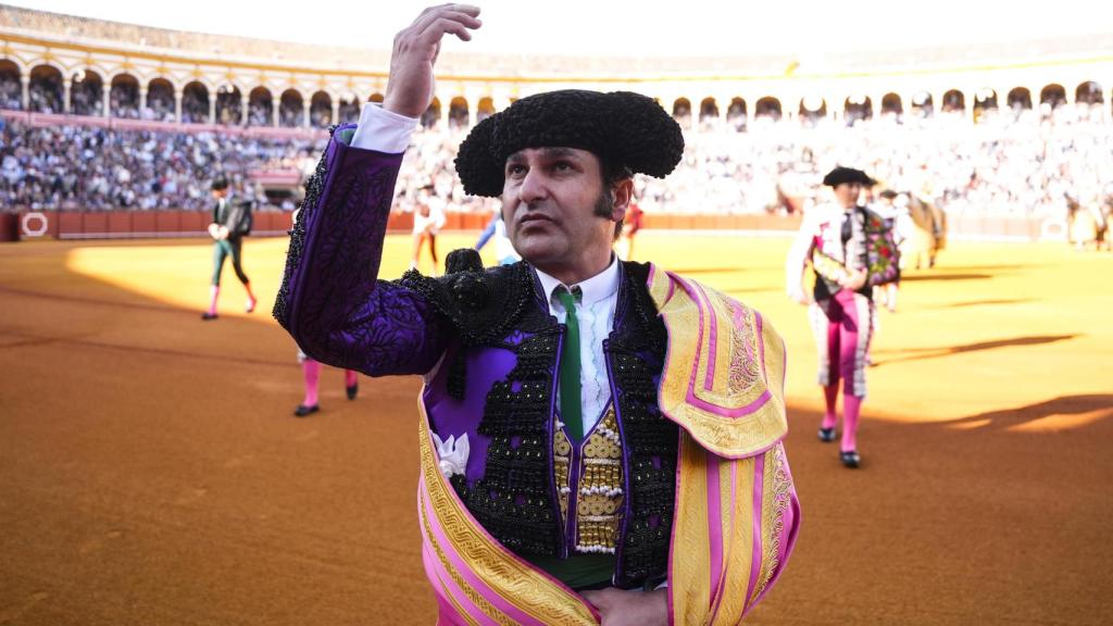 El torero Morante de la Puebla, tras una corrida en la Maestranza de Sevilla, el pasado mes de mayo.