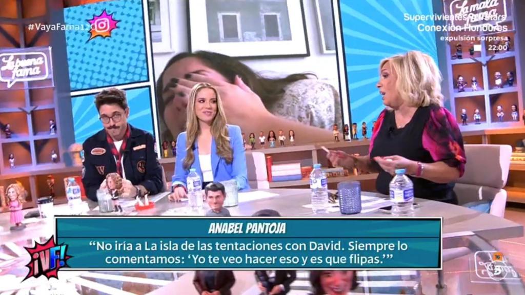 Fran Ramírez, Cristina Lasvignes y Carmen Borrego en '¡Vaya fama!'