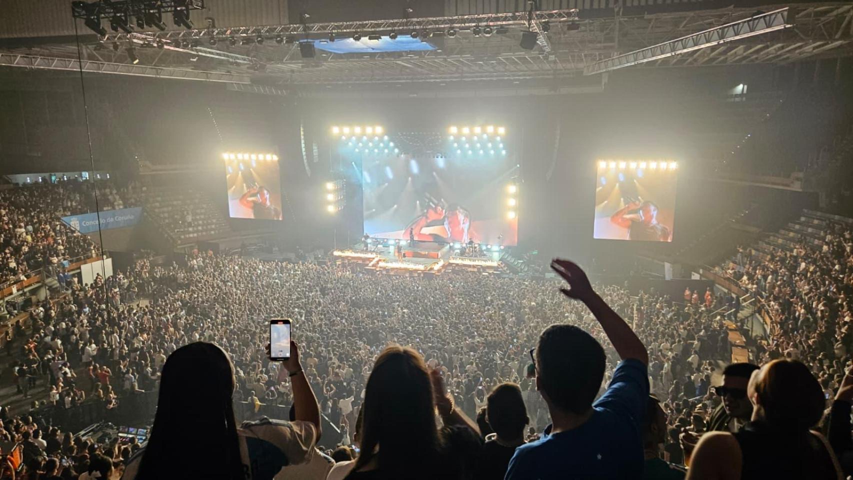 Concierto de Duki en el Coliseum de A Coruña.