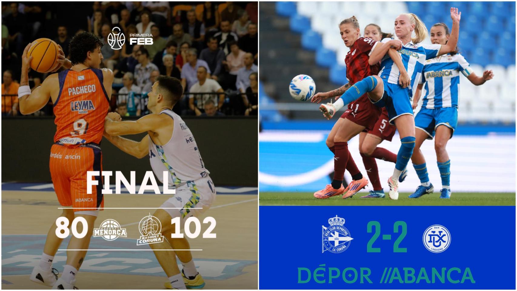 Así fueron los resultados de los equipos de A Coruña este fin de semana