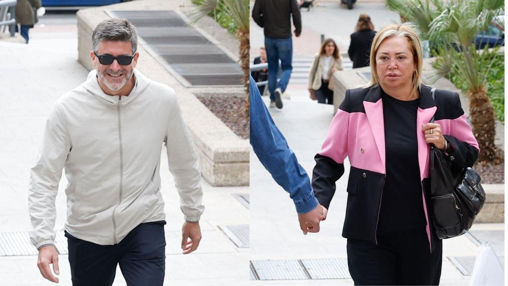 Toño Sanchís y Belén Esteban en un fotomontaje de EL ESPAÑOL.