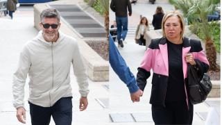 Toño Sanchís y Belén Esteban, cara a cara en el juzgado: