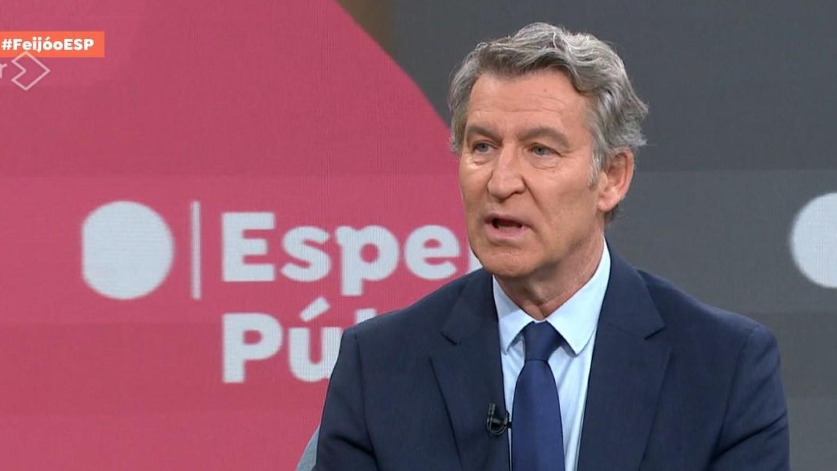 Alberto Núñez Feijóo este lunes en 'Espejo Público' de Antena 3.