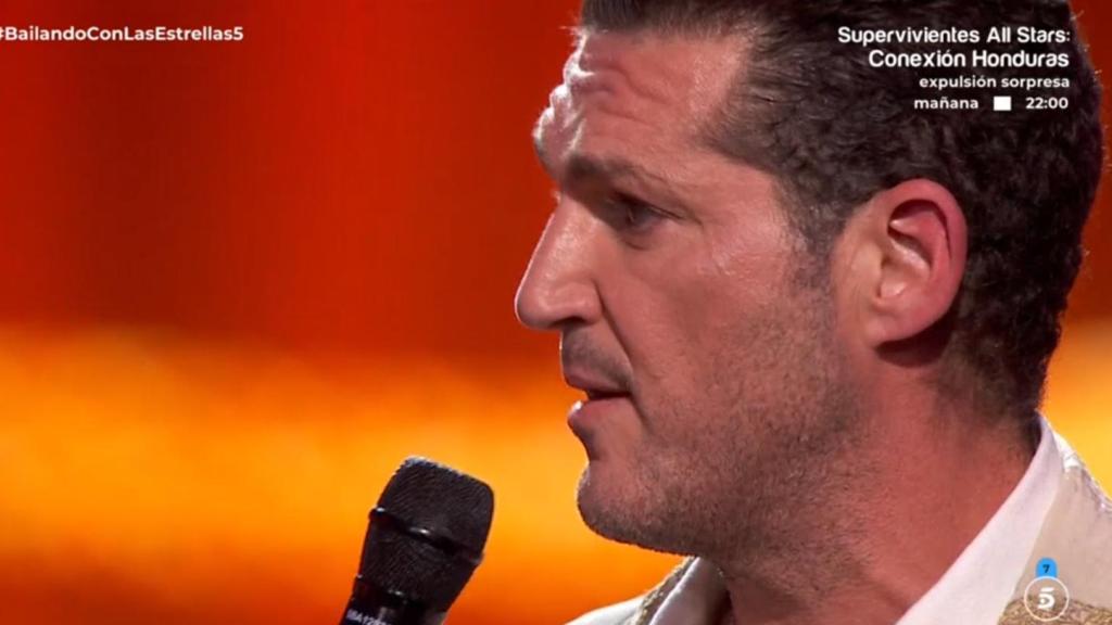 Manu Tenorio, concursante de 'Bailando con las estrellas'.
