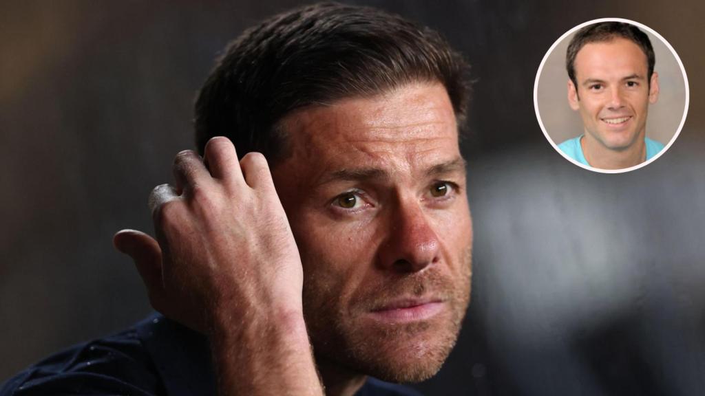 Montaje de Antonio Romero junto a Xabi Alonso