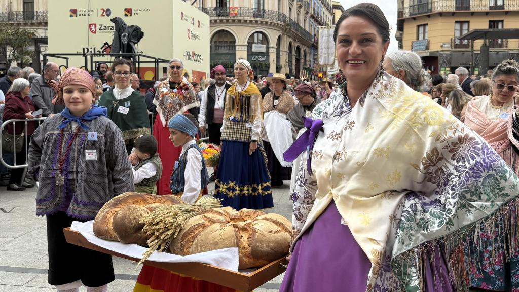 Llegada al Pilar de la Ofrenda de Frutos.