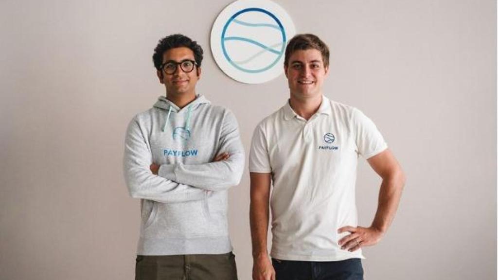 Avinash Sukhwani y Benoit Menardo, fundadores de Payflow.